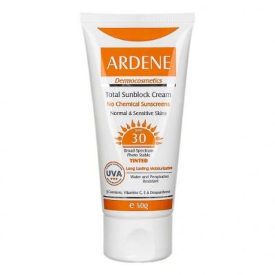 ضد آفتاب رنگی فیزیکال SPF30 آردن