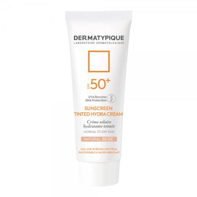 ضد آفتاب رنگی هیدرا پوست خشک بژ طبیعی +SPF50 درماتیپیک