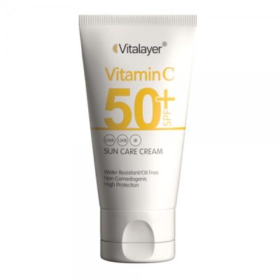 ضد آفتاب بی رنگ حاوی ویتامین C با +SPF50 ویتالیر