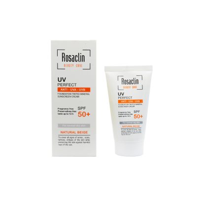 کرم ضدآفتاب پوست نرمال و خشک رزاکلین (SPF50)