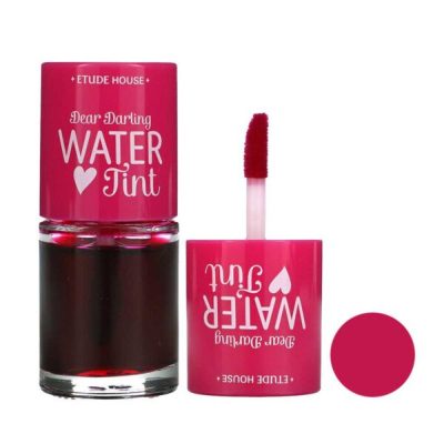 تینت لب مایع اتود رنگ صورتی مدل  Etude - Water Tint strawberry