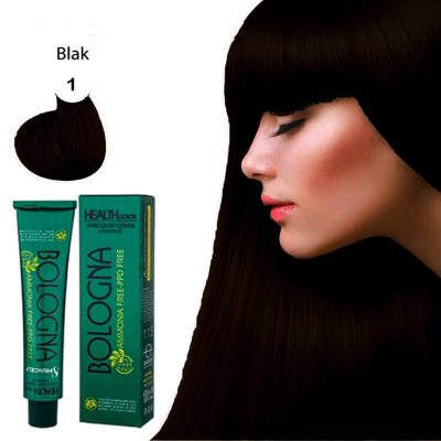 رنگ مو بلونیا سری natural شماره 1 حجم 100 میلی لیتر رنگ مشکی _ BOLOGNA
