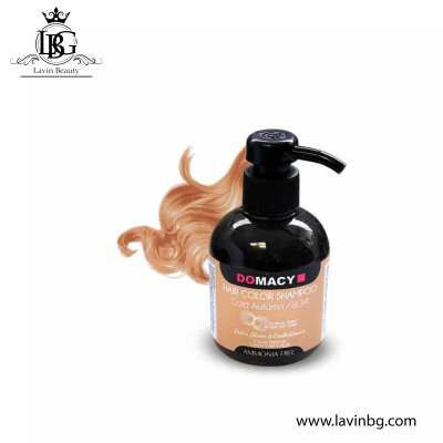 شامپو رنگساژ دوماسی رنگ طلایی پاییزی شماره 8/34 حجم 300 میل - Domacy