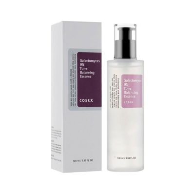 تونر اسنس روشن کننده کوزارکس متعادل کننده رنگ پوست حجم 100 میل - COSRX Essence Galactomyces 95 Tone Balancing 100ml