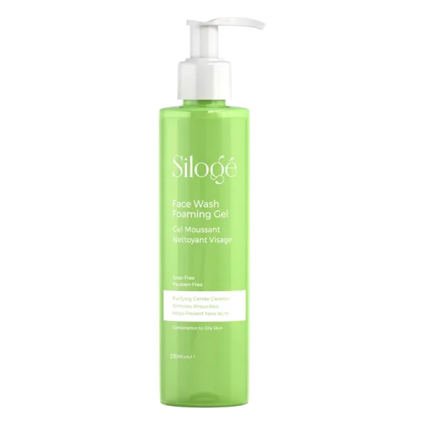 Siloge-Face-Wash-Foaming-Gel-600x600-1.webp ژل شستشوی پوست چرب سیلوژه - Siloge - تصویر 1